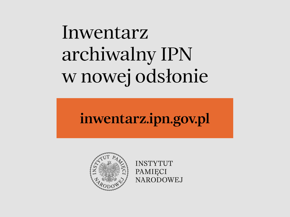 Inwentarz archiwalny IPN